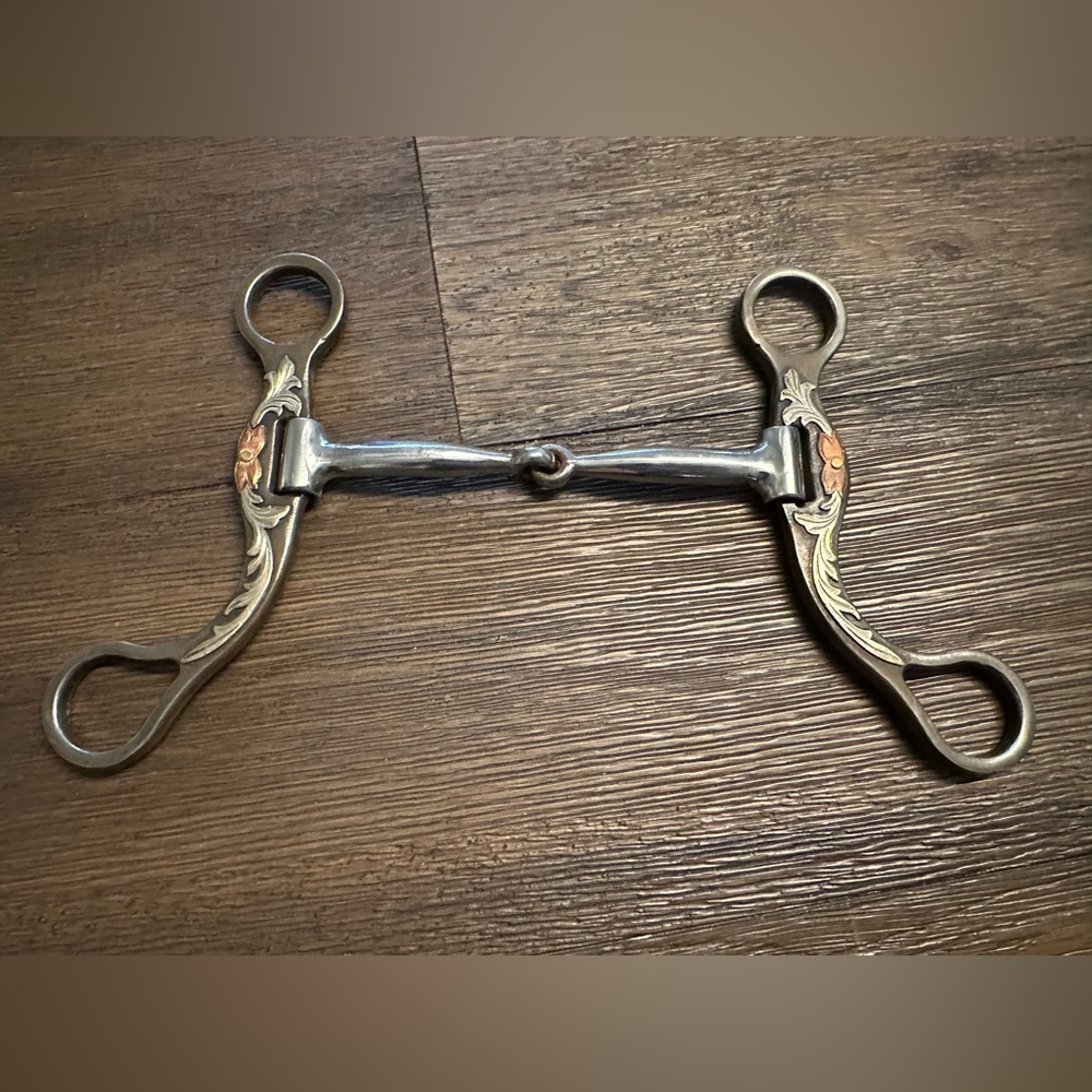 Horse Tack - 5” Classic Equine Shanked Snaffle Western Bit